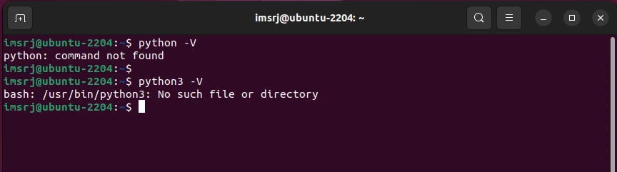 python installation on linux